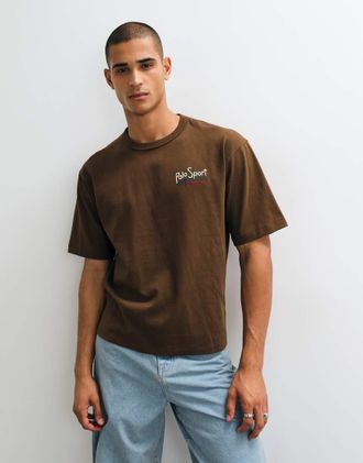Polo Ralph Lauren Sport T-shirt relaxed fit marrone