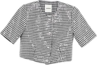 Sandro Giacca con motivo pied-de-poule - Nero