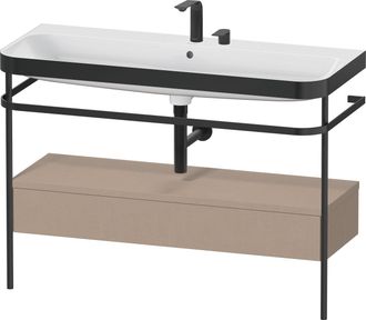 Duravit Duravit Happy D.2 Plus C-bonded Set Avec Console M&eacute;tallique Et