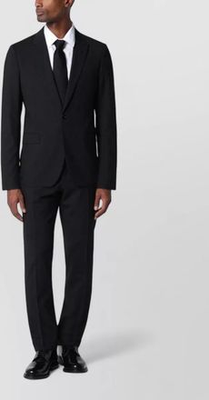 Lardini wool blend single breasted suit
