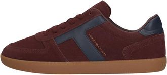 Tommy Hilfiger Tribeca Sneaker - Heren - Sneakers - Rood - 46 EU - Leer - Schoenen