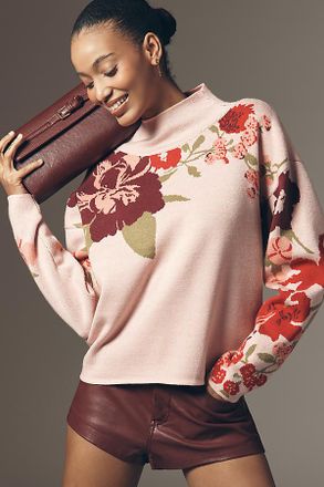 Maeve The Carys Mock-Neck Sweater by Maeve