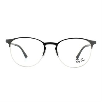 Ray-Ban Ray-banbril 6375 2861 Zilver op boven zwart 51 mm