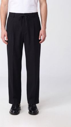 Barena Pantaloni Mado a gamba larga in lana vergine con coulisse