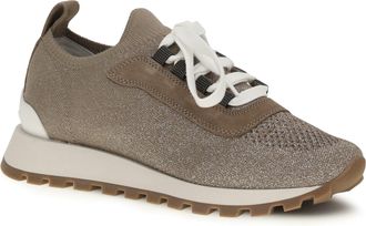 Brunello Cucinelli Womens Cotton Sneakers Nutshell