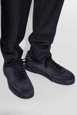 Dolce & Gabbana Suede Sports Shoes, Mens, Navy Blue