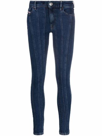 Diesel Slandy high-waist skinny jeans - women - Cotton/Modal/Spandex/Elastane/Polyester - 26/32 - Blue