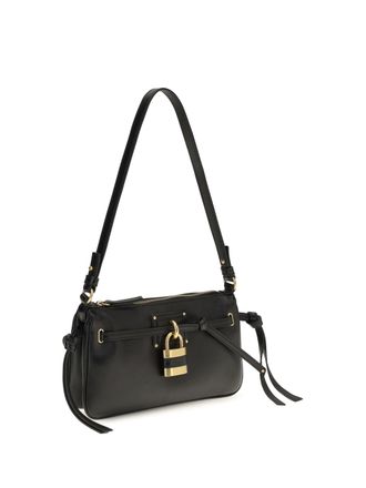 Chlo&eacute; Paddington Sling Mini Leather Shoulder Bag - Black