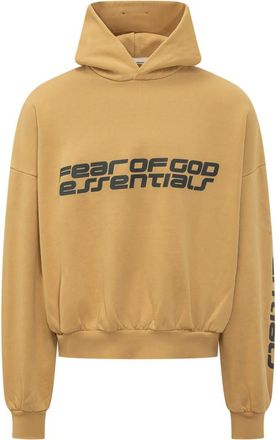 Fear of God Yellow Logo Hoodie