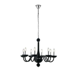 Netlighting ALFIERE 8 Light Chandeliers Black 74x59cm | Size: 74x59 cm