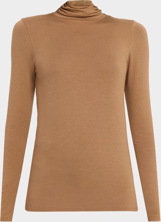 Majestic Filatures Soft Touch Long-Sleeve Turtleneck