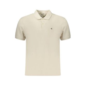 Calvin Klein Polo a maniche corte - - Tops - Uomo - Beige - S