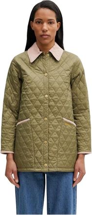 Barbour Jassen, Dames, Groen, XL, Icons Modern Liddesdale Quilted Jacket