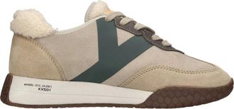 Keh-noo Sneakers Beige - Dames - Sneakers - Beige - 37 EU - Su&egrave;de - Schoenen