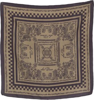 Les Deux paisley-print scarf - men - Lyocell - One Size - Brown