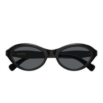 Valentino Sunglasses, unisex, Black, Size: 52 MM Cat-eye Sunglasses