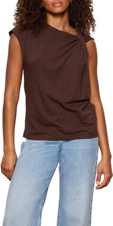Sanctuary So Twisted Asymmetric Top in Rich Soil Brown at Nordstrom, Size X-Small