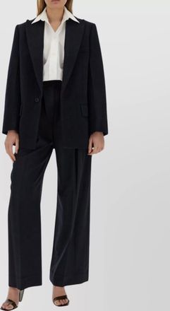 Victoria Beckham oversize notched lapels jacket with back vent