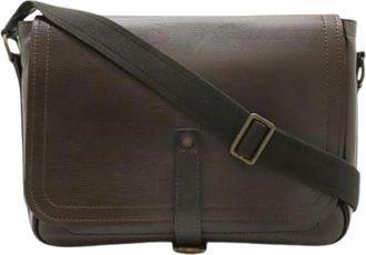 Louis Vuitton Pre-owned Messenger Bag - Dames - Vintage Schoudertas - Bruin - ONE Size - Leer - Vintage