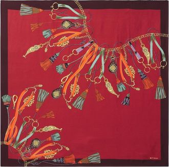 Etro Printed silk scarf