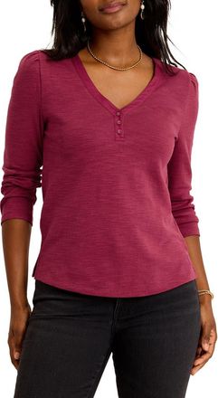 Tommy Bahama Ashby Stretch Cotton Slub Henley Top in Santa Ana at Nordstrom, Size X-Small