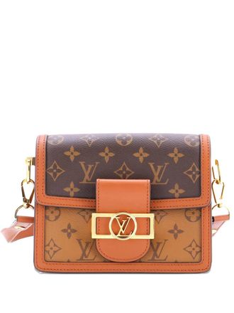 Louis Vuitton Dauphine Shoulder Bag Reverse Monogram Canvas Mini crossbody bag - women - Fabric - One Size - Brown
