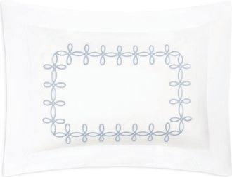 Matouk Gordian Knot Egyptian Cotton Percale Pillow Sham in Wedgwood at Nordstrom, Size Standard