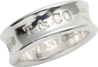 Tiffany & Co. Silver Silver 925 Band Ring (Pre-Owned)