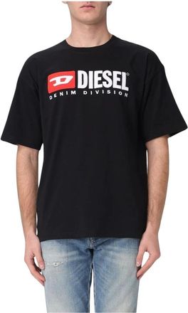 Diesel T-Boxt-Div T-shirt - Heren - T-shirts - Zwart - XL - Katoen - Tops