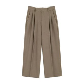 Rossi Pantalones de pernera ancha Noa - Trousers - Mujer - Beige - XS