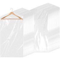 OEM Paquete De 30 Bolsas Transparentes Antipolvo Para Ropa Zvd, Bolsas De Pl&aacute;stico Para Tintorer&iacute;a, Cubiertas Transparentes (60 X 90 Cm) - Crezuo