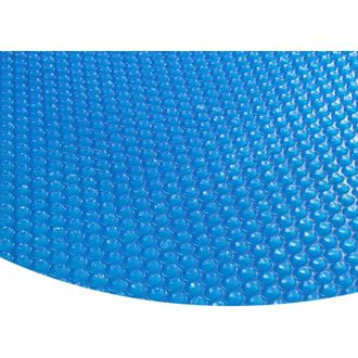 No Brand No Brand - Zelsius Foglio solare, rotondo &oslash; 5 m blu 400&micro; copertura per piscina, foglio per piscina