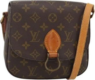 Louis Vuitton Pre-owned Cross Body Bags, female, Brown, Size: ONE SIZE Pre-owned Saint Cloud MM Shoulder Bag