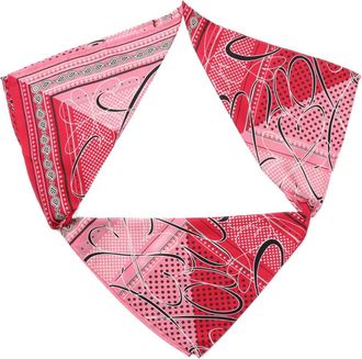 Faliero Sarti Foulard con stampa bandana - Rosso