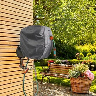 OEM Funda Protectora Para Enrollador De Manguera - Tejido Oxford 420d Plateado - 60 X 45 X 60 Cm - Compatible Con Kit De Alta Capacidad - 1 Unidad