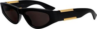 Bottega Veneta Sunglasses, female, Black, 53 MM, Cat Eye Sunglasses