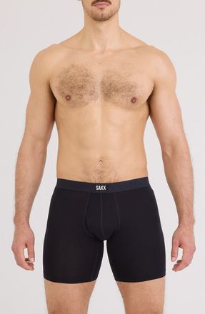 Saxx Vibe Xtra Boxer Briefs in Black at Nordstrom, Size Xx-Large