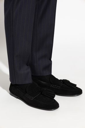 Dolce & Gabbana Suede Shoes, Mens, Black