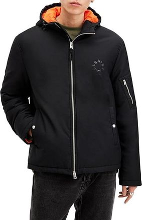 AllSaints Rockpile Jacket Mens Jacket Black : XS, Cotton/Polyamide