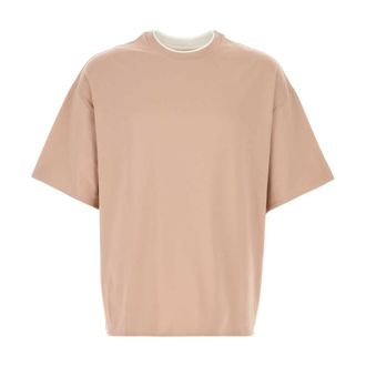 Jil Sander T-Shirts, male, Pink, Size: XL Cotton T-shirt