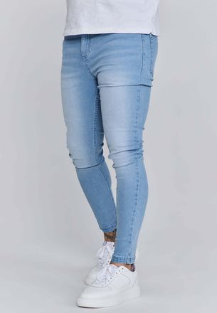 Siksilk Skinny-fit-Jeans SIKSILK Siksilk Jeans Skinny Jeans, Herren, Gr. 28, N-Gr, blau, Obermaterial: 98% Baumwolle CO. 2% Elasthan EL., Jeans Skinny-fit-Jea