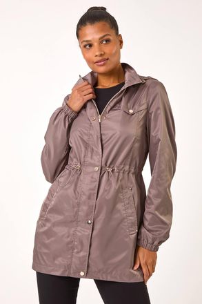 Roman Shower Resistant Longline Jacket