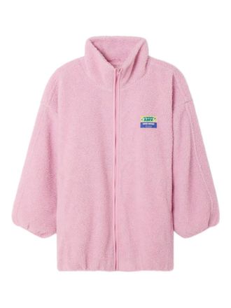 American Vintage Hoktown zip-up oversized jacket - Pink