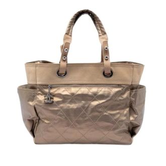 Chanel Pre-owned Tote Bags, female, Yellow, Size: ONE SIZE Pre-owned Paris Biarritz Tote Bag