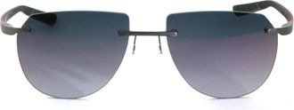 McLaren Gray Gradient Irregular Unisex Sunglasses MLMS-85S01 C01 57