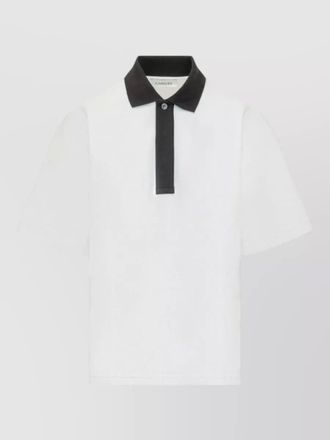 Lanvin knitted cotton polo shirt