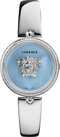 Versace Horloge - Dames - Horloges - Blauw - ONE Size - Accessoires