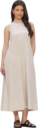 Selected Dames, Jurken, Beige, Maat: XS Linnen