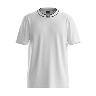 HUGO BOSS Cotton T-shirt With Logo Crew Neck