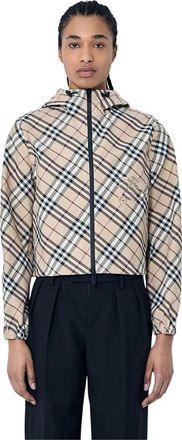 Burberry Dames, Jassen, Beige, Maat: S Poliester